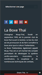 Mobile Screenshot of muaythai-geneve.com